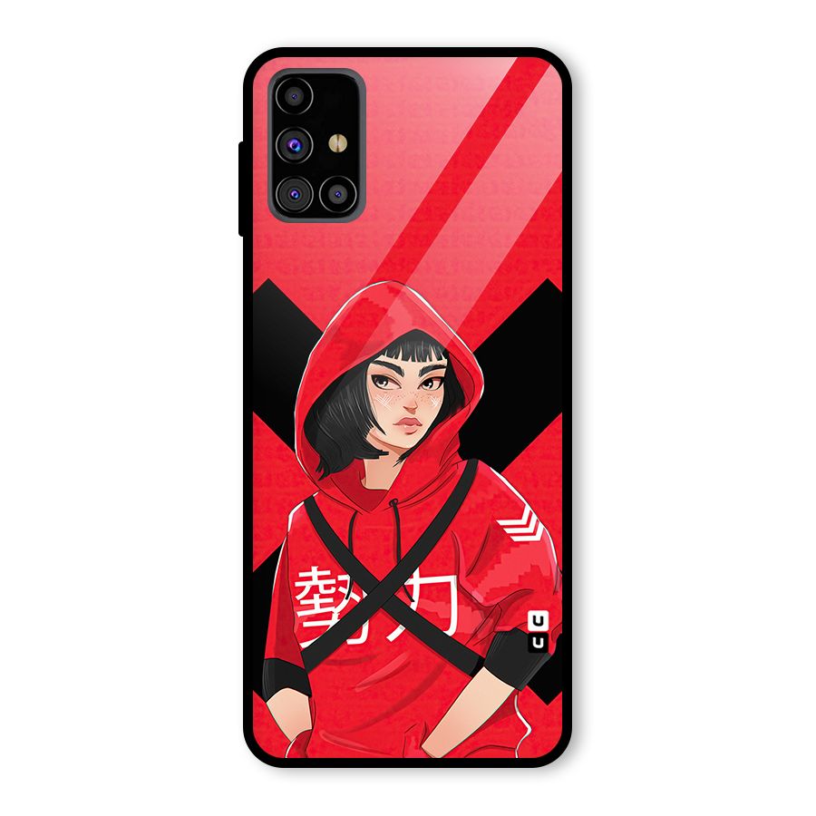 Money Heist Tokyo Digital Art Glass Back Case for Galaxy M31s