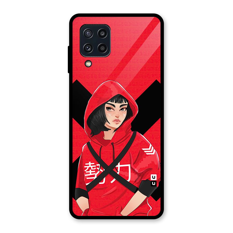 Money Heist Tokyo Digital Art Glass Back Case for Galaxy M32