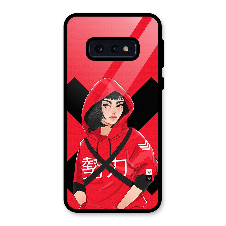 Money Heist Tokyo Digital Art Glass Back Case for Galaxy S10e