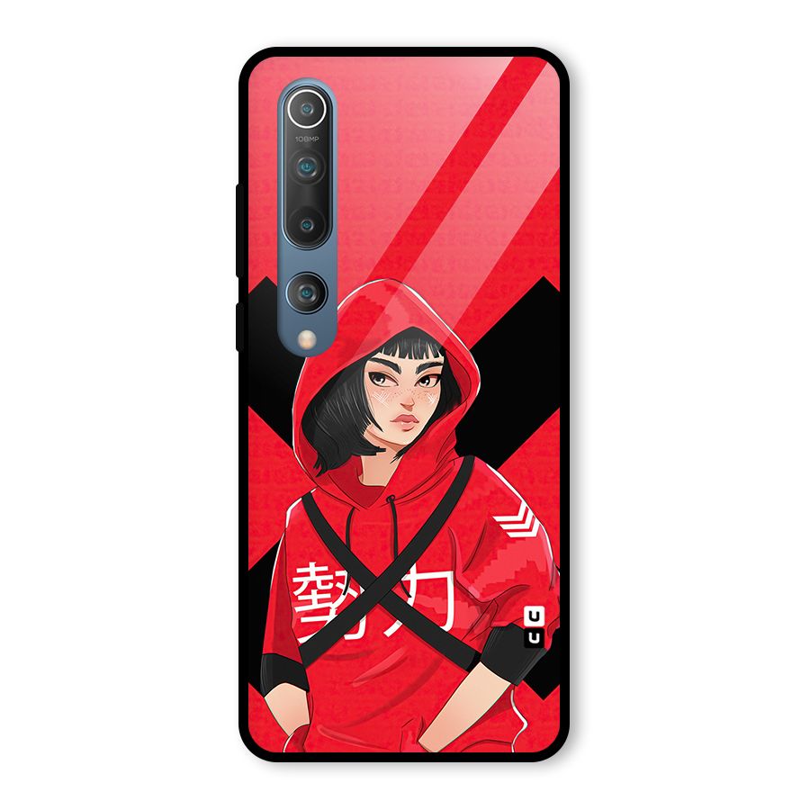 Money Heist Tokyo Digital Art Glass Back Case for Mi 10
