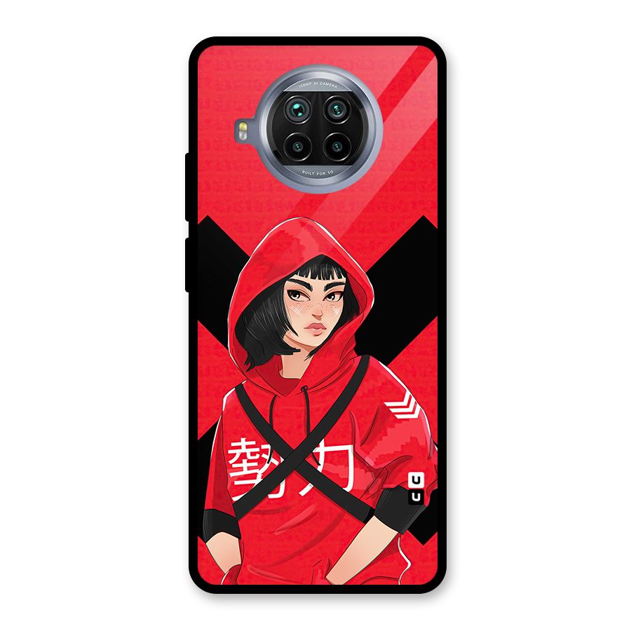 Money Heist Tokyo Digital Art Glass Back Case for Mi 10i