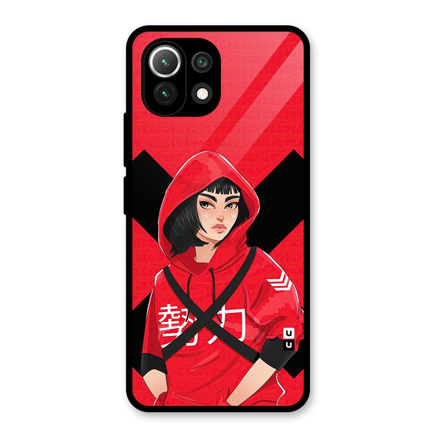 Money Heist Tokyo Digital Art Glass Back Case for Mi 11 Lite NE 5G