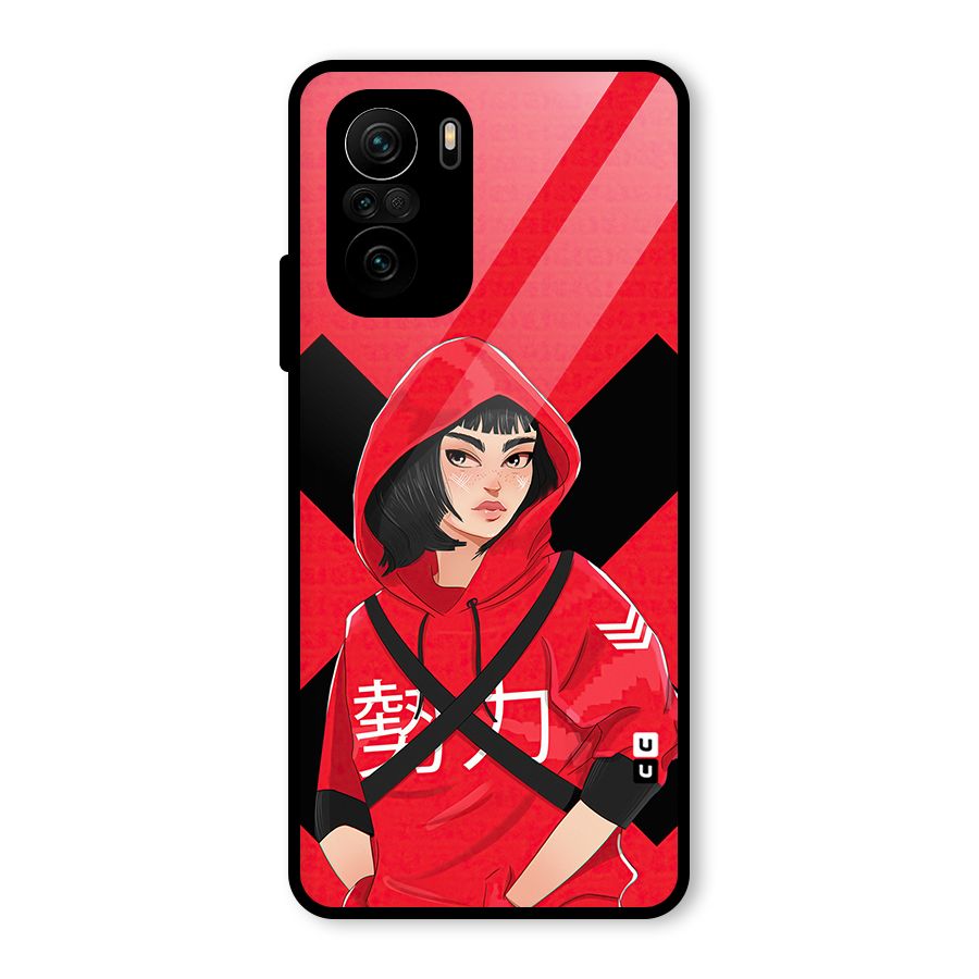 Money Heist Tokyo Digital Art Glass Back Case for Mi 11x