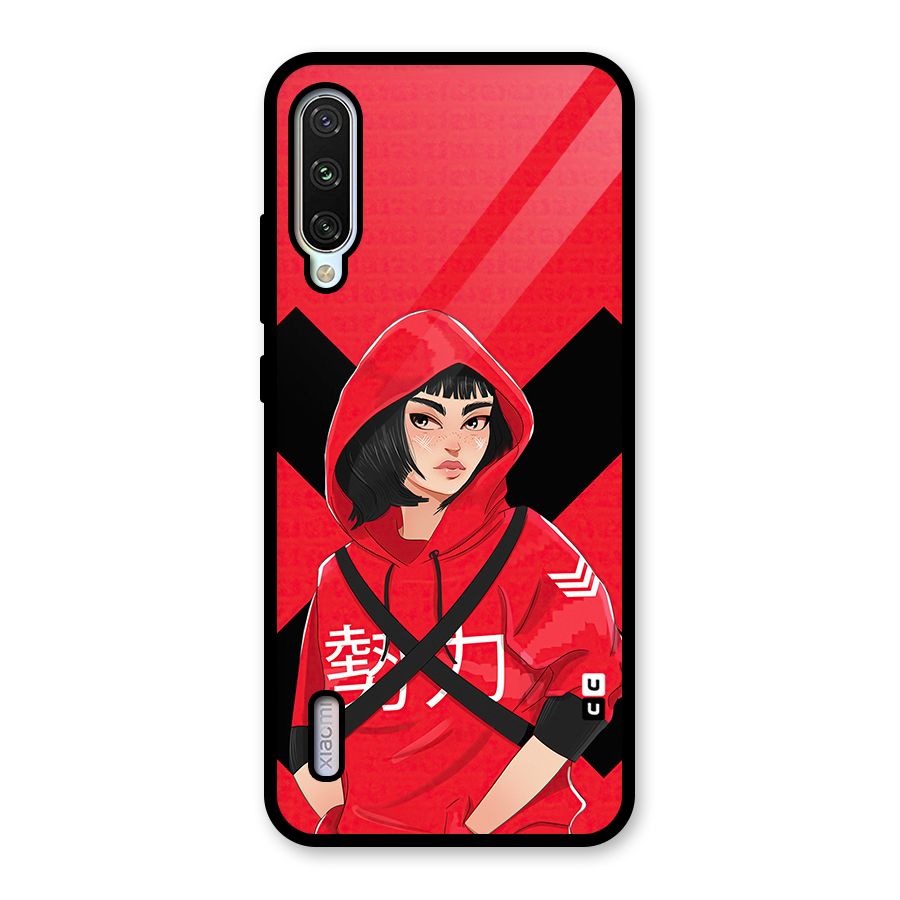 Money Heist Tokyo Digital Art Glass Back Case for Mi A3