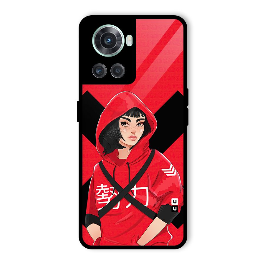 Money Heist Tokyo Digital Art Glass Back Case for OnePlus 10R