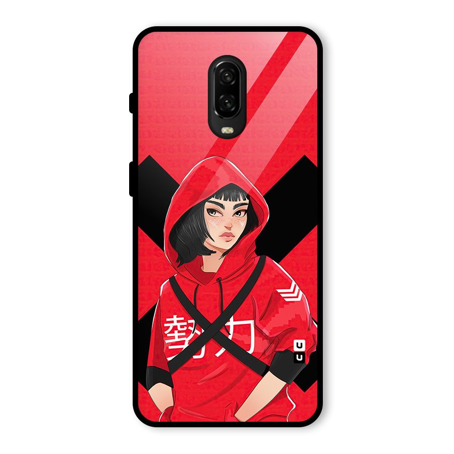 Money Heist Tokyo Digital Art Glass Back Case for OnePlus 6T