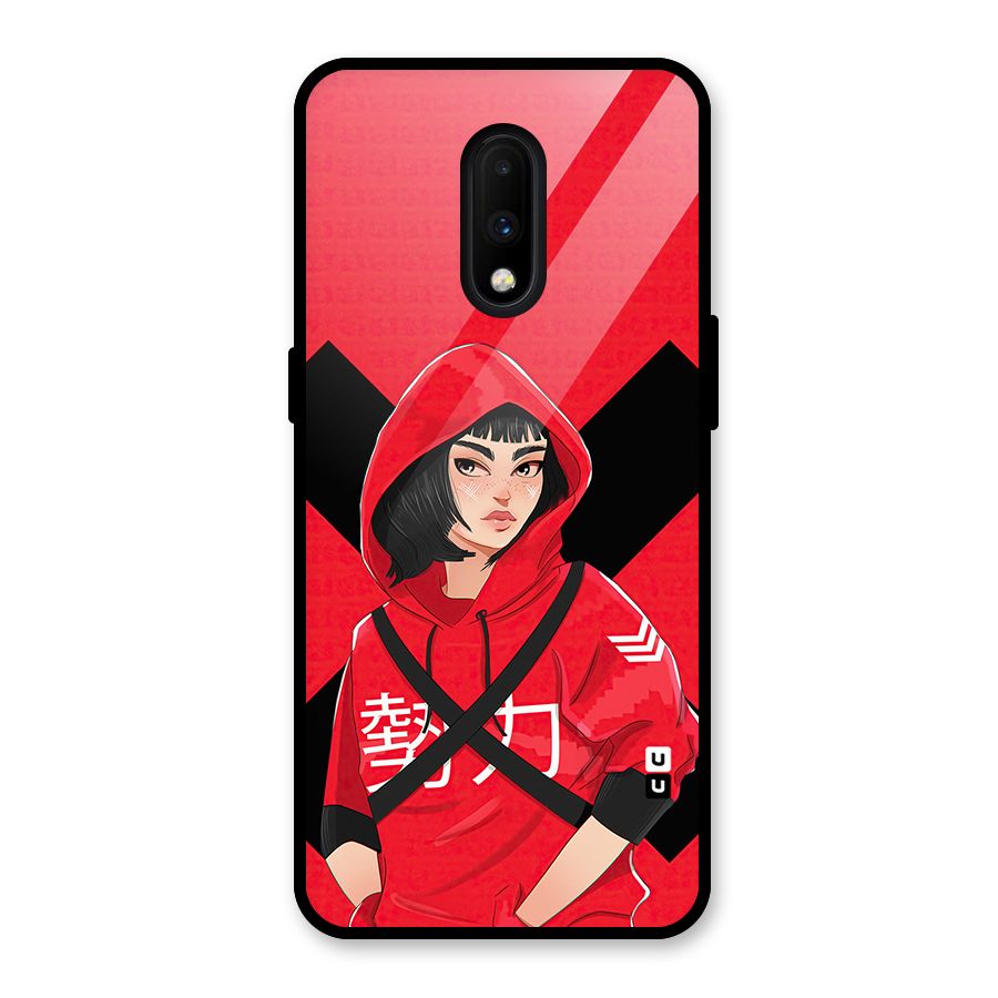 Money Heist Tokyo Digital Art Glass Back Case for OnePlus 7