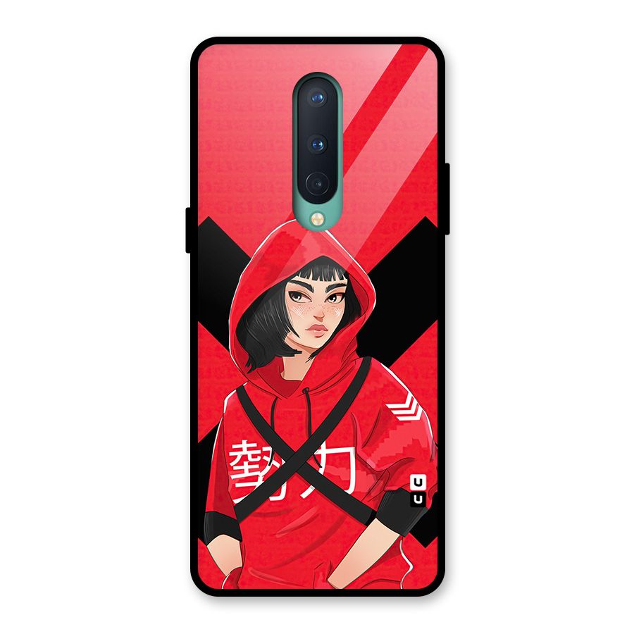 Money Heist Tokyo Digital Art Glass Back Case for OnePlus 8