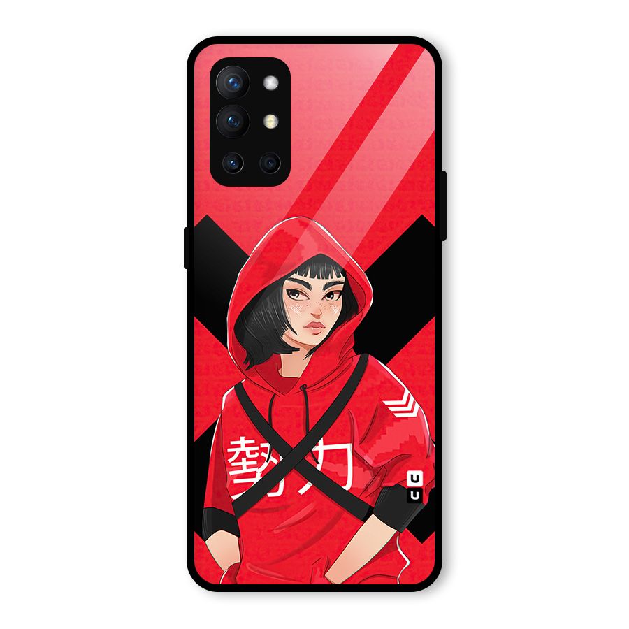 Money Heist Tokyo Digital Art Glass Back Case for OnePlus 9R