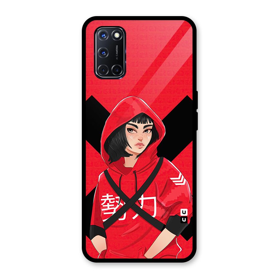 Money Heist Tokyo Digital Art Glass Back Case for Oppo A52