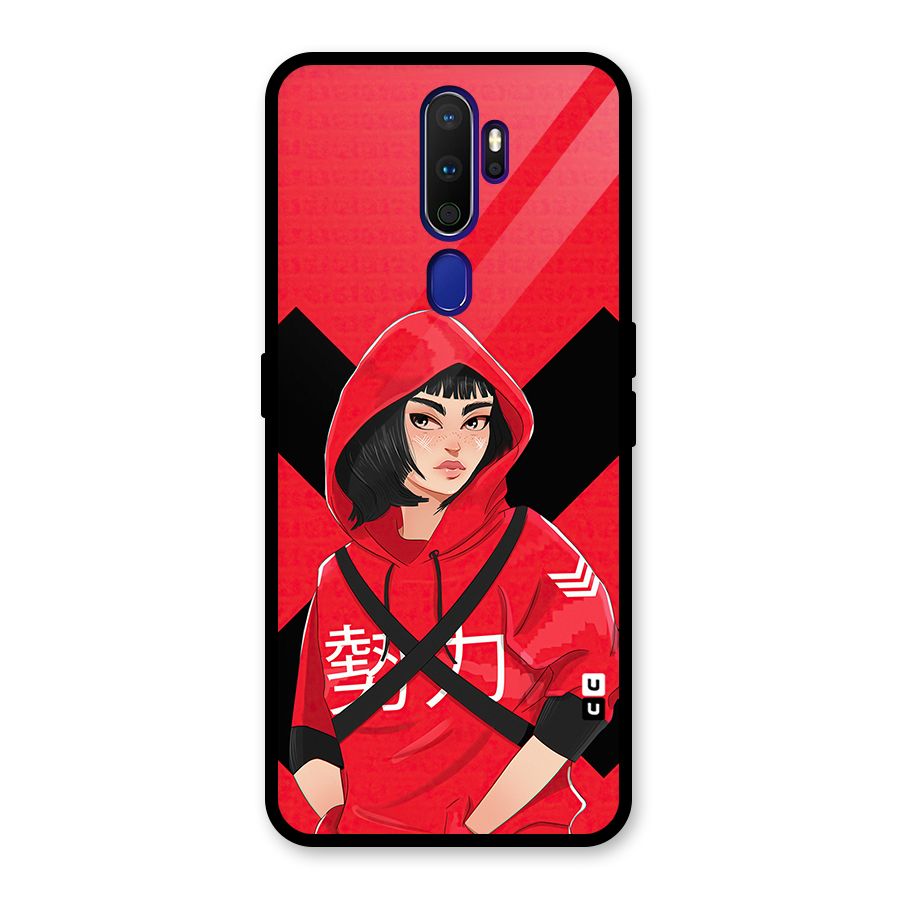Money Heist Tokyo Digital Art Glass Back Case for Oppo A9 (2020)