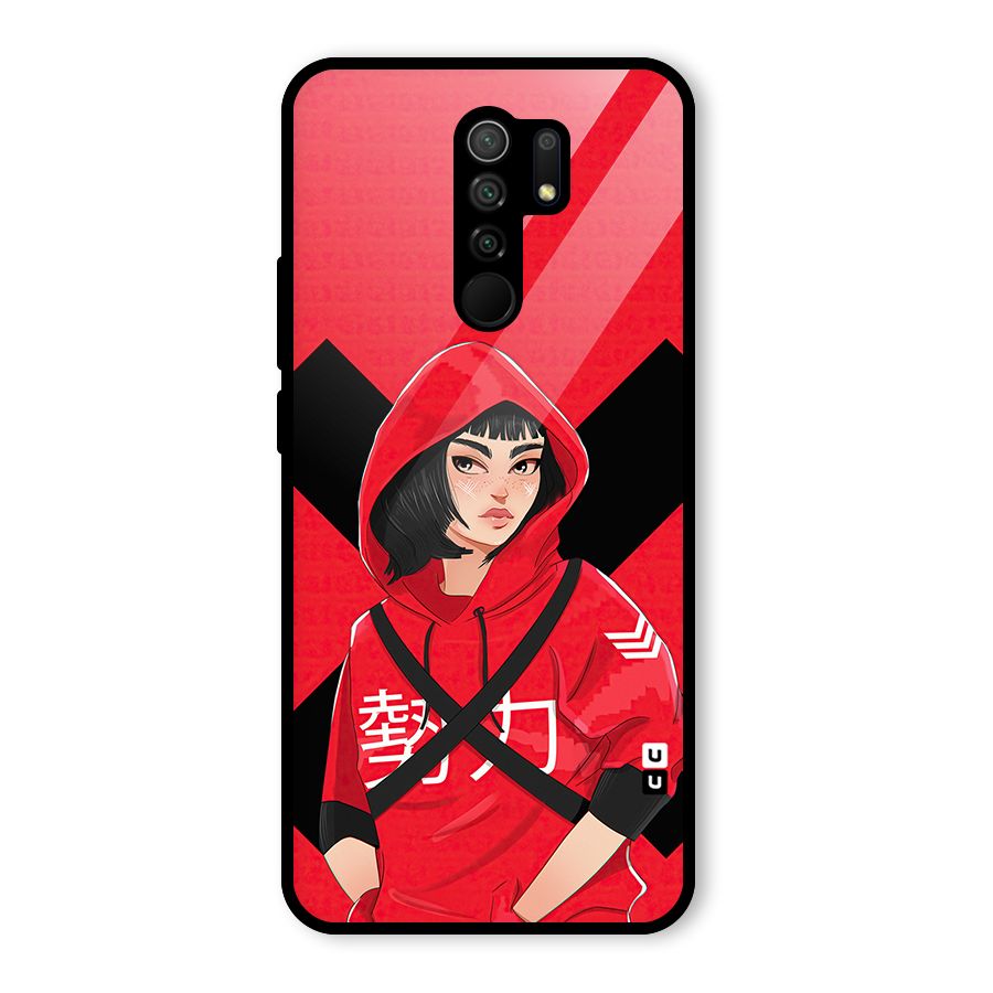 Money Heist Tokyo Digital Art Glass Back Case for Poco M2