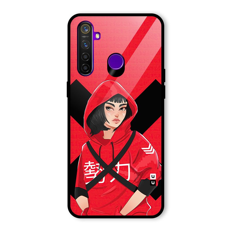Money Heist Tokyo Digital Art Glass Back Case for Realme 5 Pro