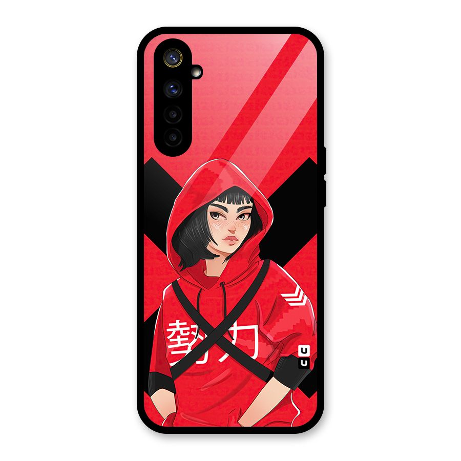 Money Heist Tokyo Digital Art Glass Back Case for Realme 6
