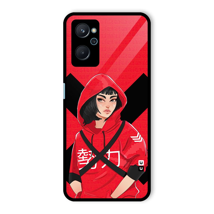 Money Heist Tokyo Digital Art Glass Back Case for Realme 9i