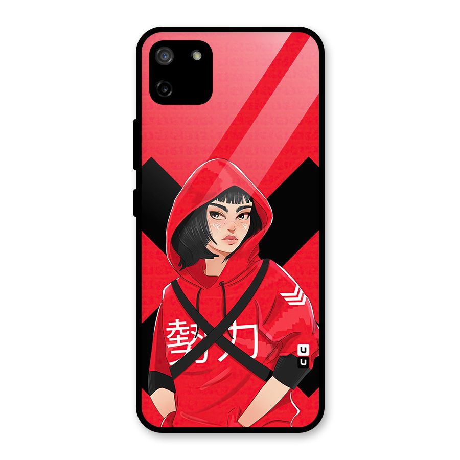Money Heist Tokyo Digital Art Glass Back Case for Realme C11