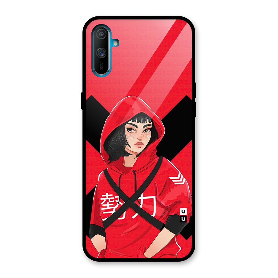 Money Heist Tokyo Digital Art Glass Back Case for Realme C3