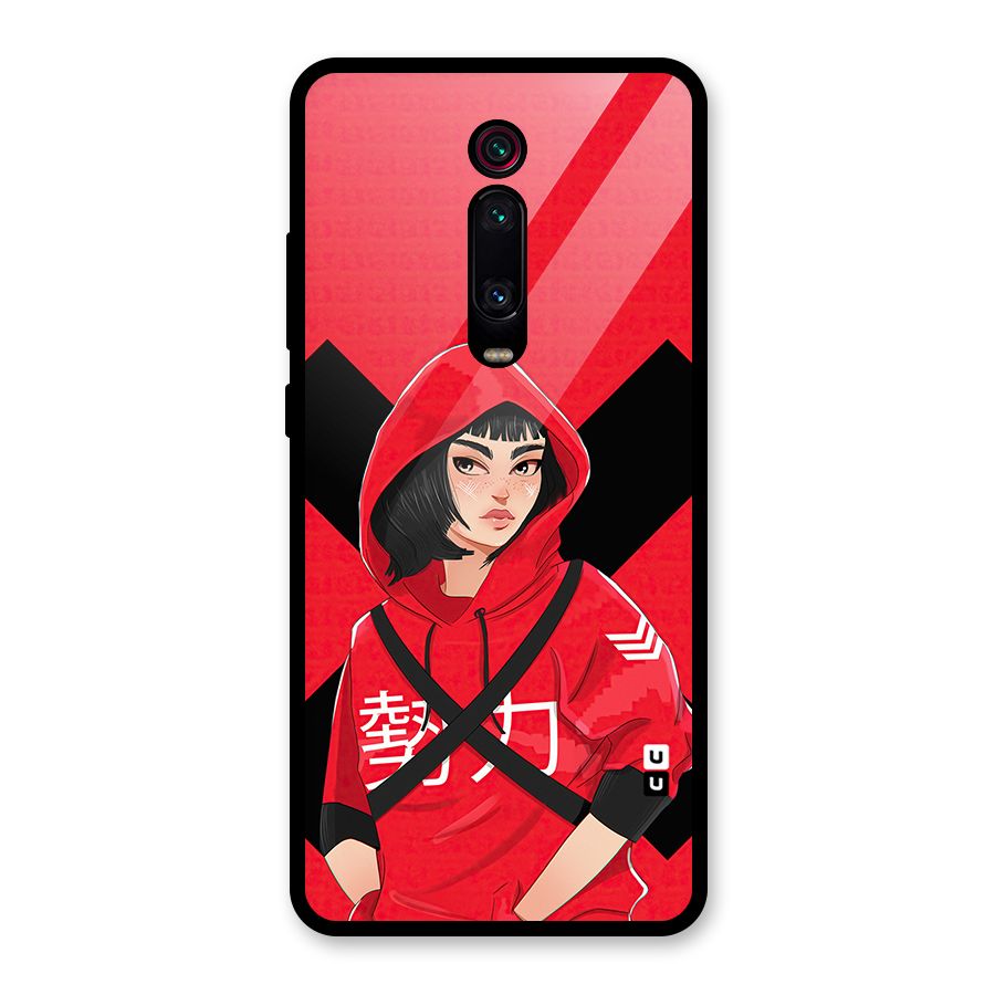 Money Heist Tokyo Digital Art Glass Back Case for Redmi K20