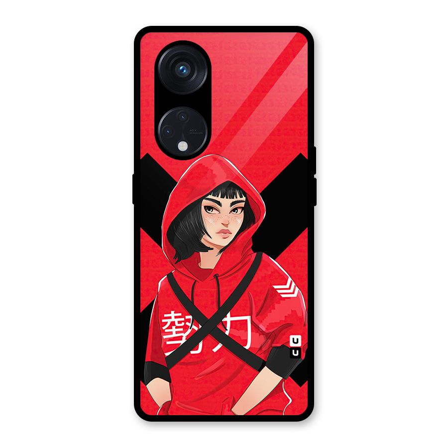 Money Heist Tokyo Digital Art Glass Back Case for Reno8 T 5G