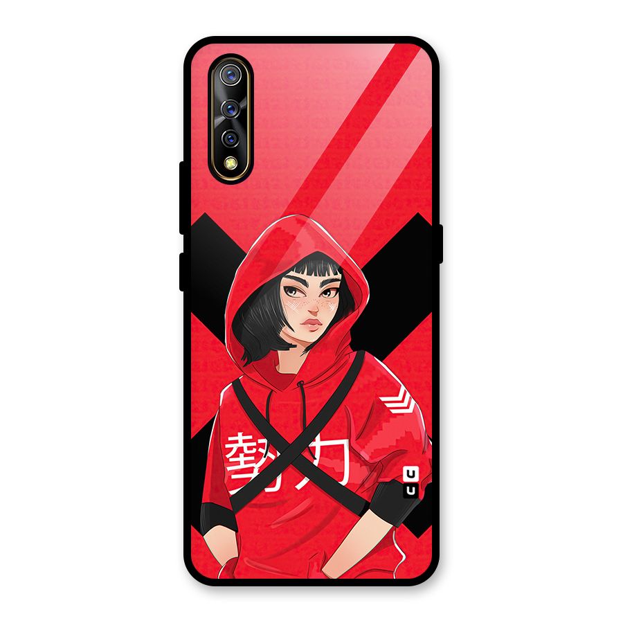 Money Heist Tokyo Digital Art Glass Back Case for Vivo S1