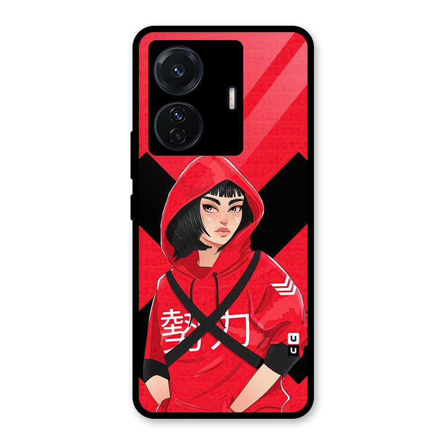 Money Heist Tokyo Digital Art Glass Back Case for Vivo T1 Pro
