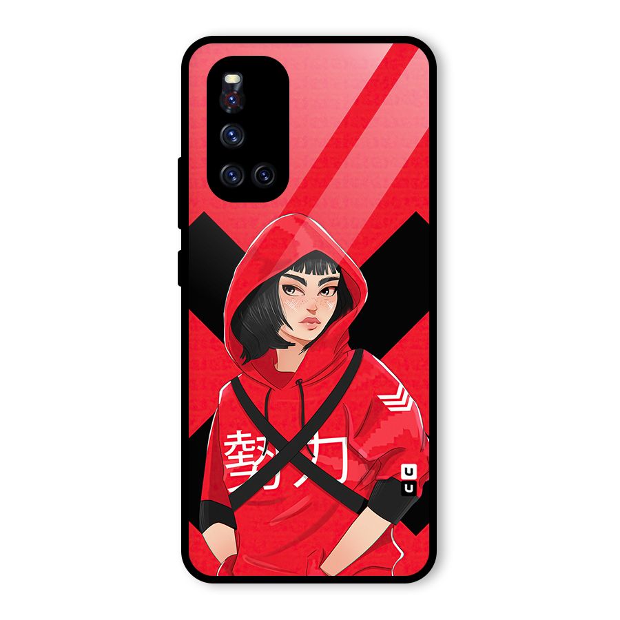 Money Heist Tokyo Digital Art Glass Back Case for Vivo V19