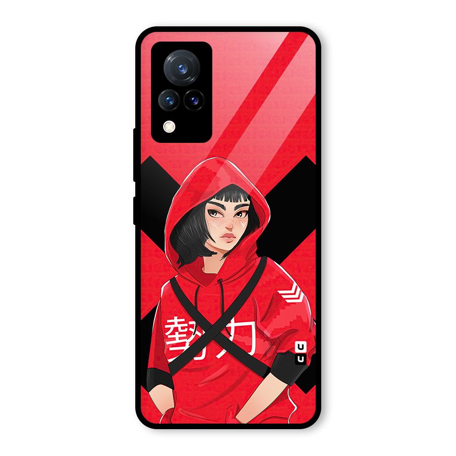 Money Heist Tokyo Digital Art Glass Back Case for Vivo V21 5G