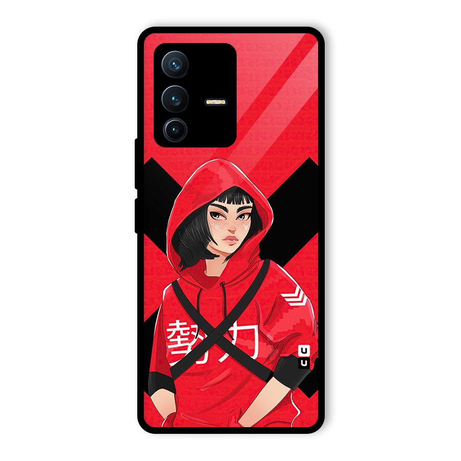 Money Heist Tokyo Digital Art Glass Back Case for Vivo V23 Pro