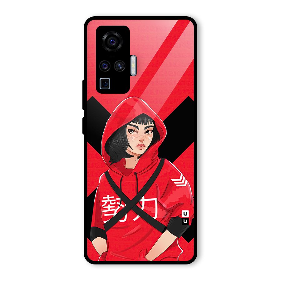 Money Heist Tokyo Digital Art Glass Back Case for Vivo X50 Pro