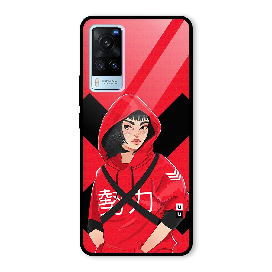 Money Heist Tokyo Digital Art Glass Back Case for Vivo X60