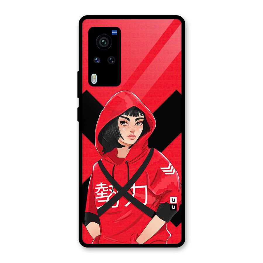 Money Heist Tokyo Digital Art Glass Back Case for Vivo X60 Pro