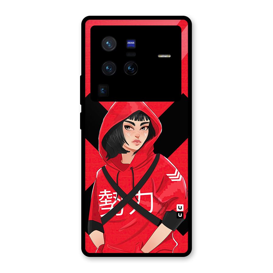 Money Heist Tokyo Digital Art Glass Back Case for Vivo X80 Pro