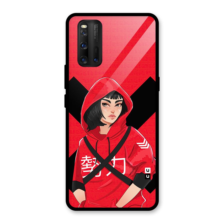 Money Heist Tokyo Digital Art Glass Back Case for Vivo iQOO 3