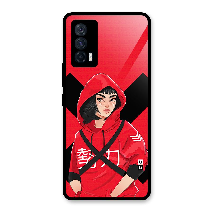 Money Heist Tokyo Digital Art Glass Back Case for Vivo iQOO 7 5G
