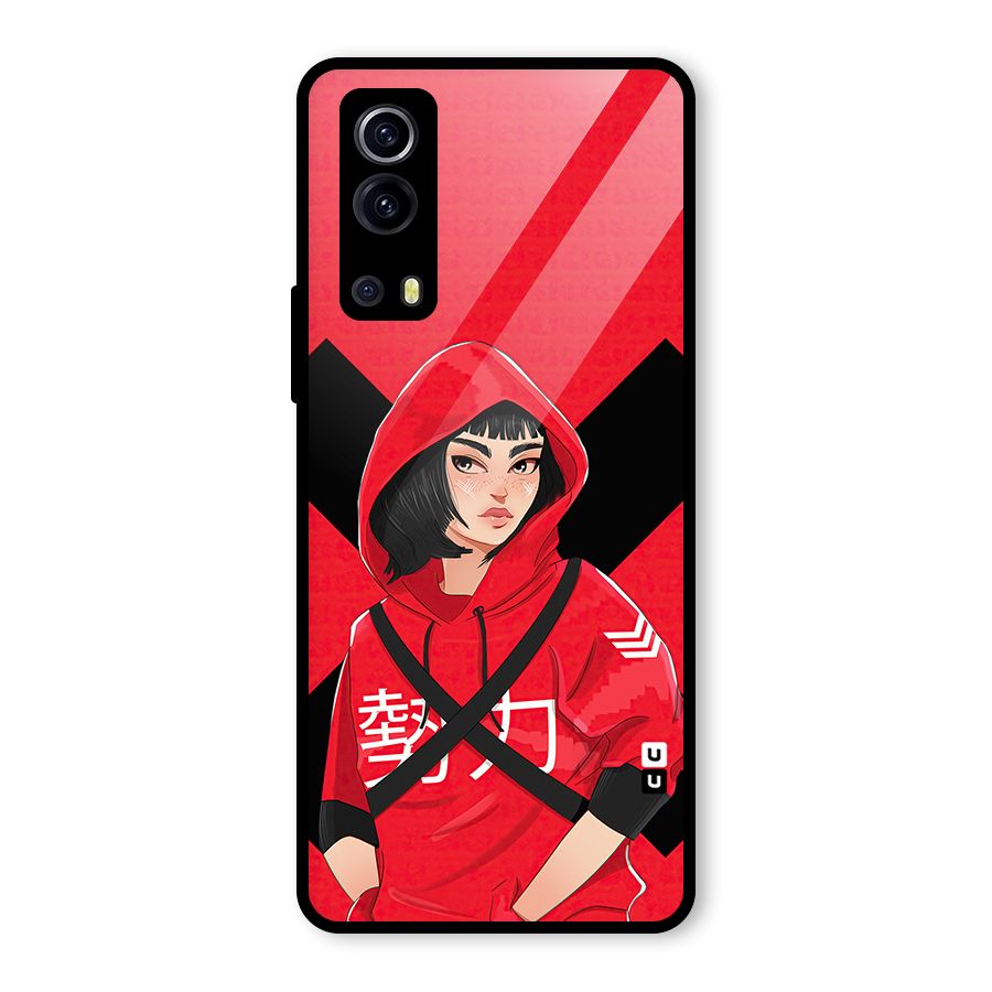 Money Heist Tokyo Digital Art Glass Back Case for Vivo iQOO Z3