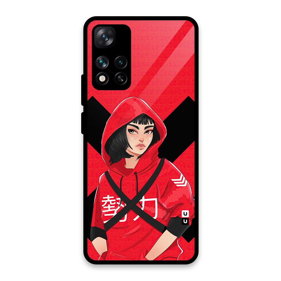 Money Heist Tokyo Digital Art Glass Back Case for Xiaomi 11i 5G