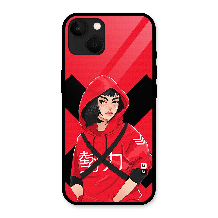 Money Heist Tokyo Digital Art Glass Back Case for iPhone 13