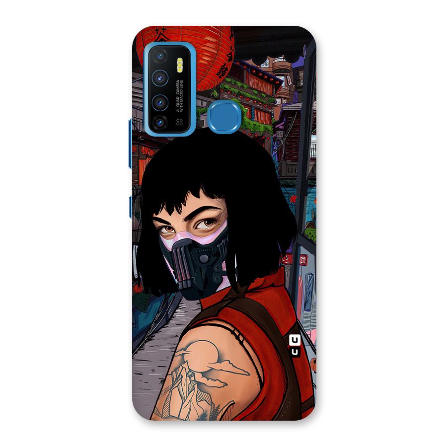 Money Heist Tokyo Mask Back Case for Infinix Hot 9