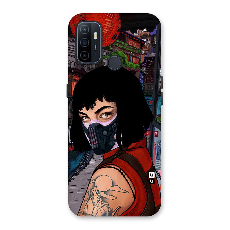 Money Heist Tokyo Mask Back Case for Oppo A32