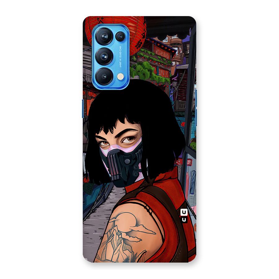 Money Heist Tokyo Mask Back Case for Oppo Reno5 Pro 5G