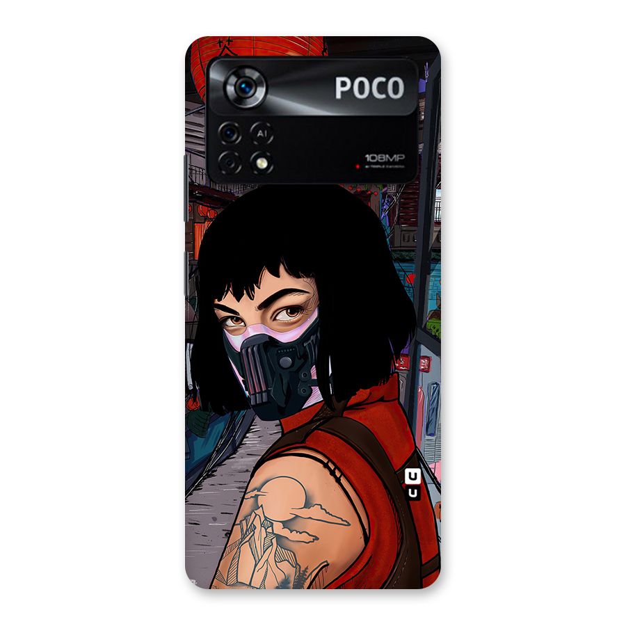 Money Heist Tokyo Mask Back Case for Poco X4 Pro 5G