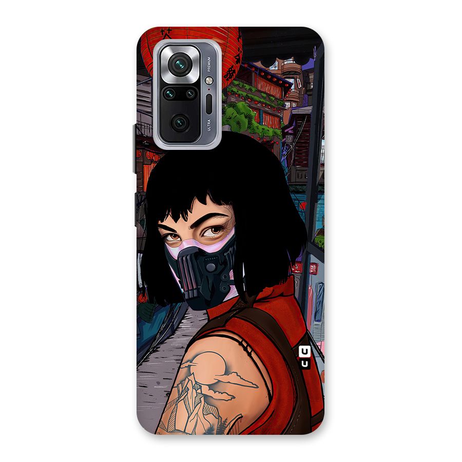 Money Heist Tokyo Mask Back Case for Redmi Note 10 Pro
