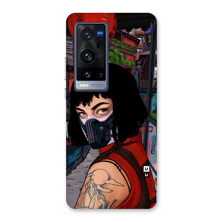 Money Heist Tokyo Mask Back Case for Vivo X60 Pro Plus