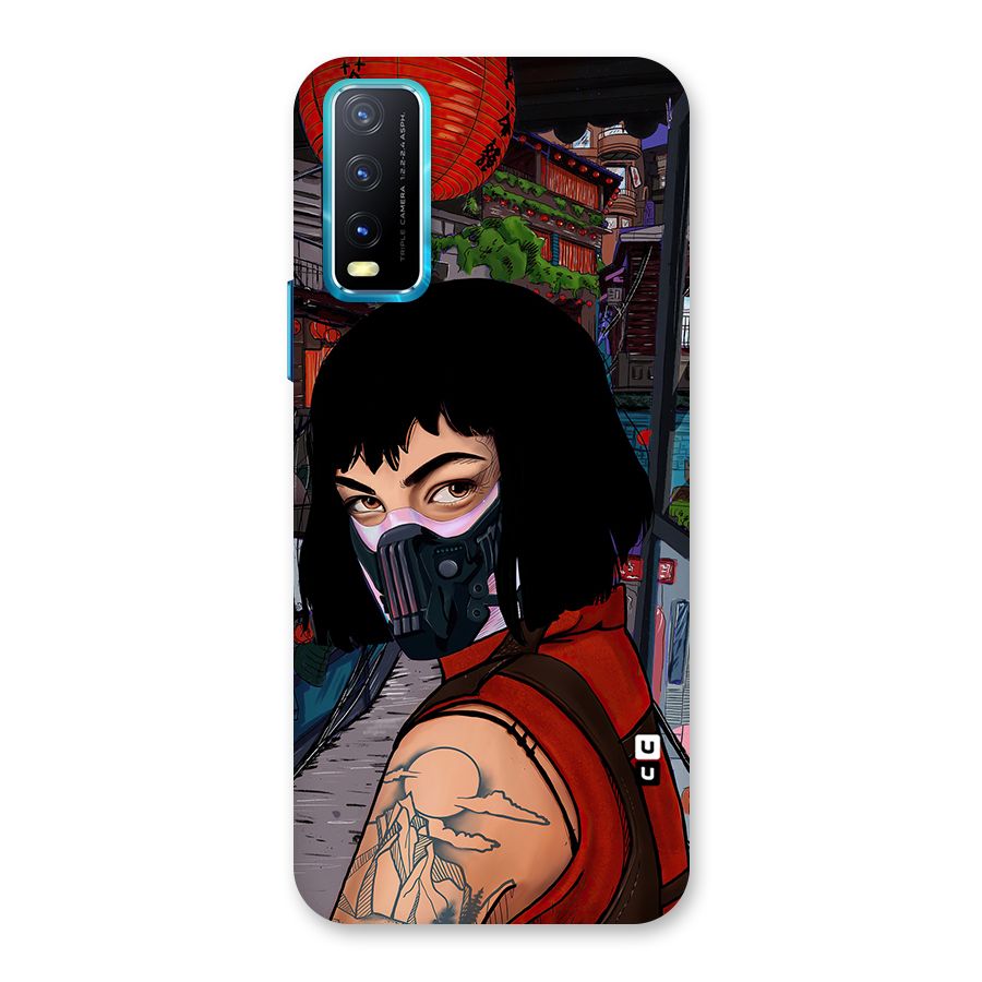 Money Heist Tokyo Mask Back Case for Vivo Y20G