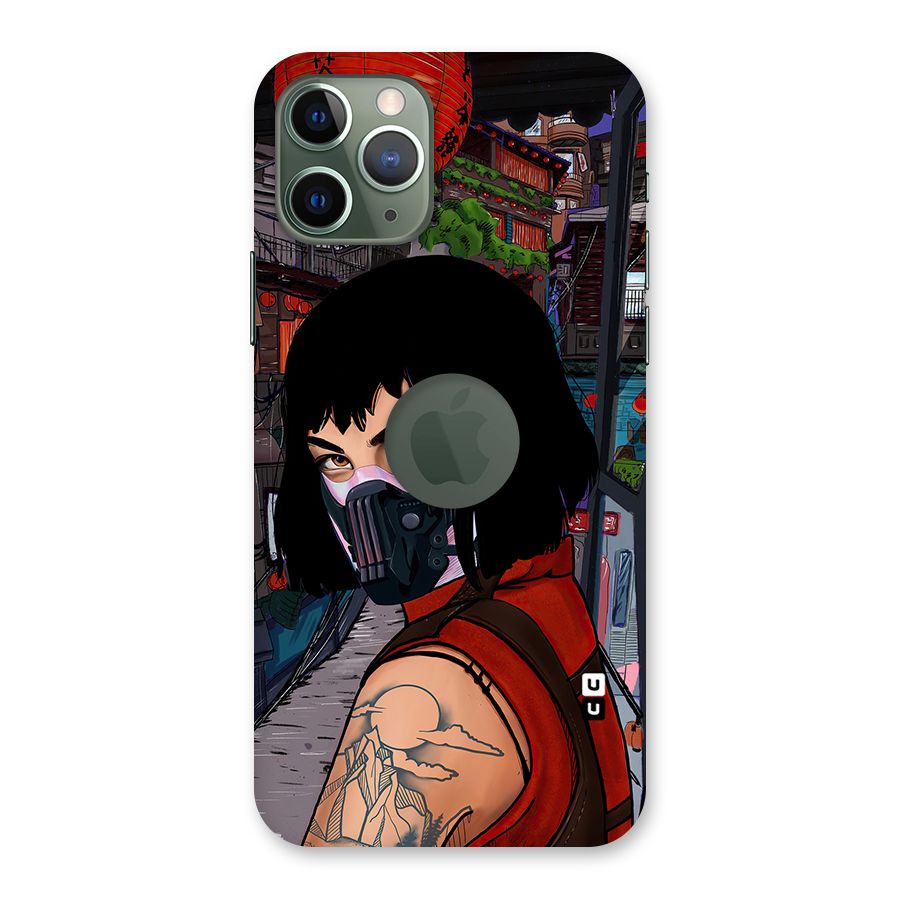 Money Heist Tokyo Mask Back Case for iPhone 11 Pro Logo  Cut