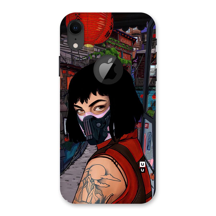 Money Heist Tokyo Mask Back Case for iPhone XR Logo Cut