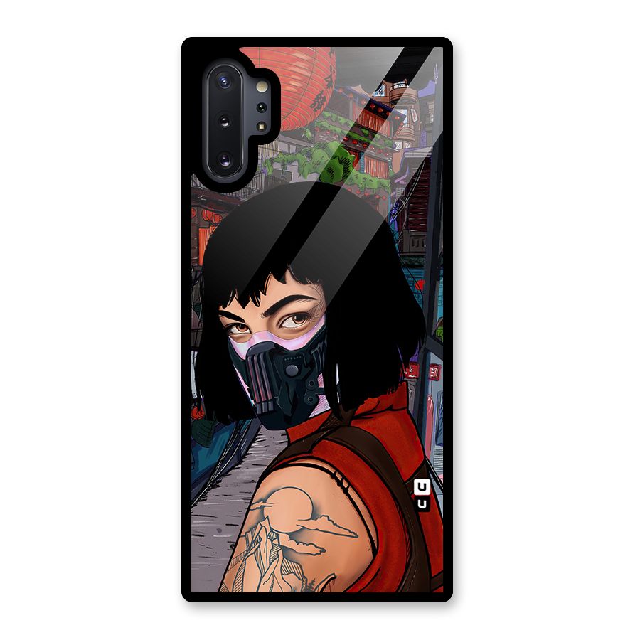 Money Heist Tokyo Mask Glass Back Case for Galaxy Note 10 Plus