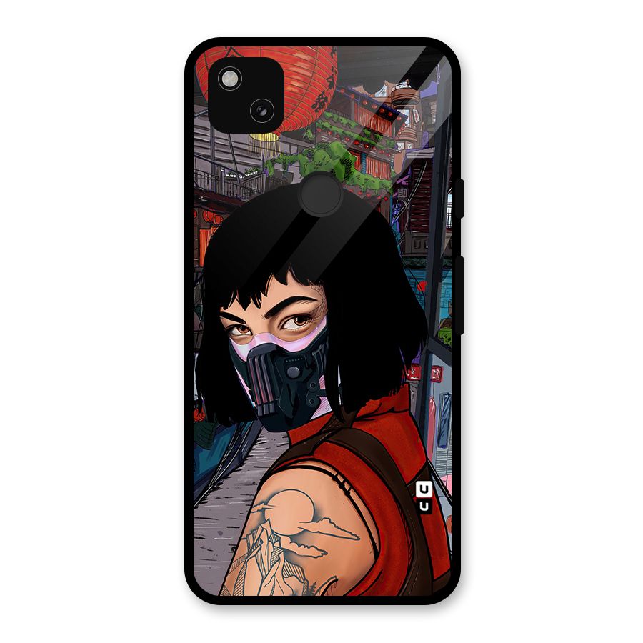 Money Heist Tokyo Mask Glass Back Case for Google Pixel 4a