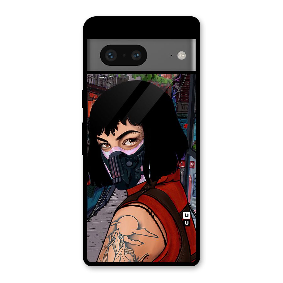 Money Heist Tokyo Mask Glass Back Case for Google Pixel 7