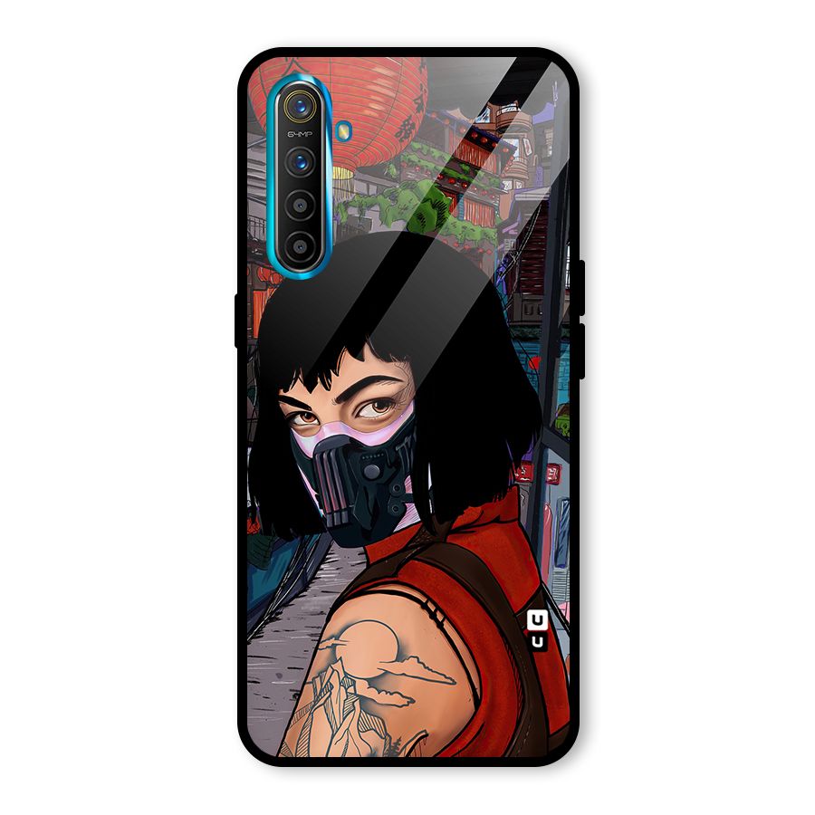 Money Heist Tokyo Mask Glass Back Case for Realme X2